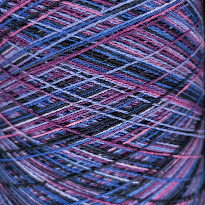 8/2 Cotton Variegated - Lake Night - 1 in stock